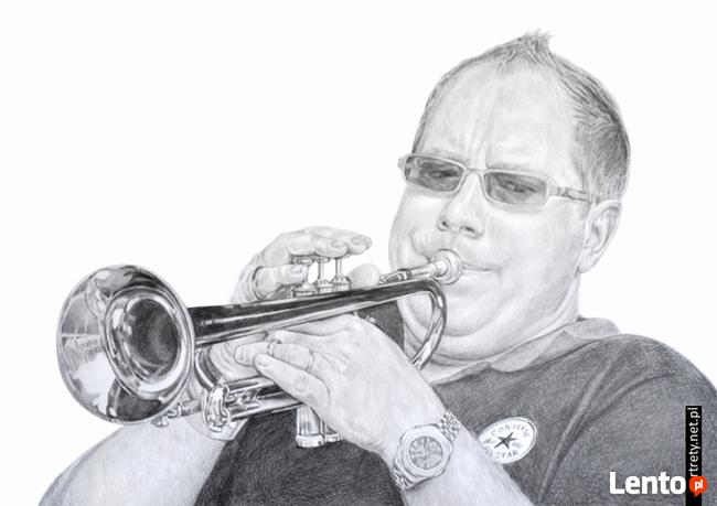 Portret ze zdjęcia NA ZAMÓWIENIE - Rysunek - Pastele - Obraz