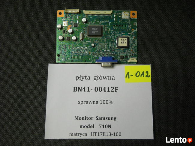 Płyta główna BN41-00412F od monitora Samsung 710N