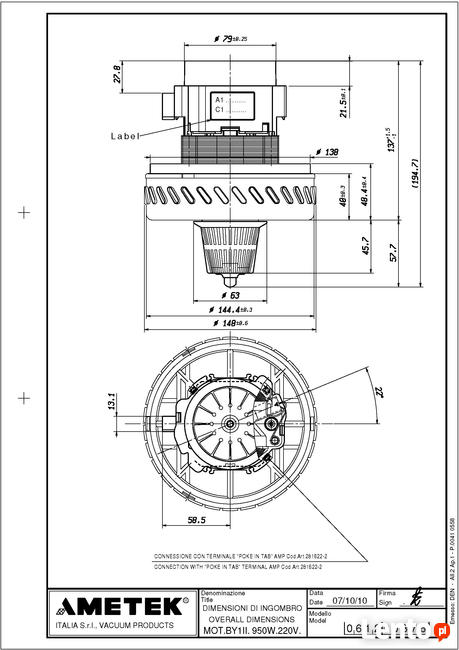 Wymiana silnika -motoru Roboclean 114,114F,SPlus