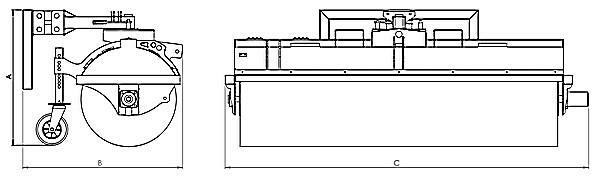 Zamiatarka komunalna ZML 200 z systemem zraszania