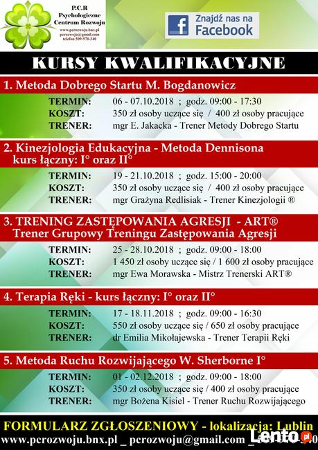 SZKOLENIE: Terapia Ręki - kurs łączny: I° i II°