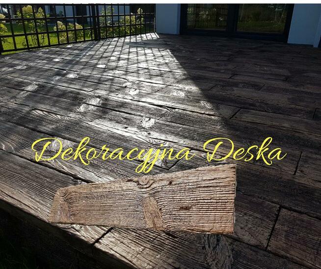 Płyty chodnikowe tarasowe imitacja stare drewno betonowe