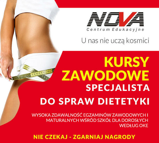 Specjalista ds. dietetyki - NABÓR WYSTARTOWAŁ