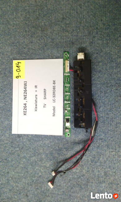 KE264 , NE264WJ Klawiatura + Ir TV Sharp LC-32RD8E-BK 9-014