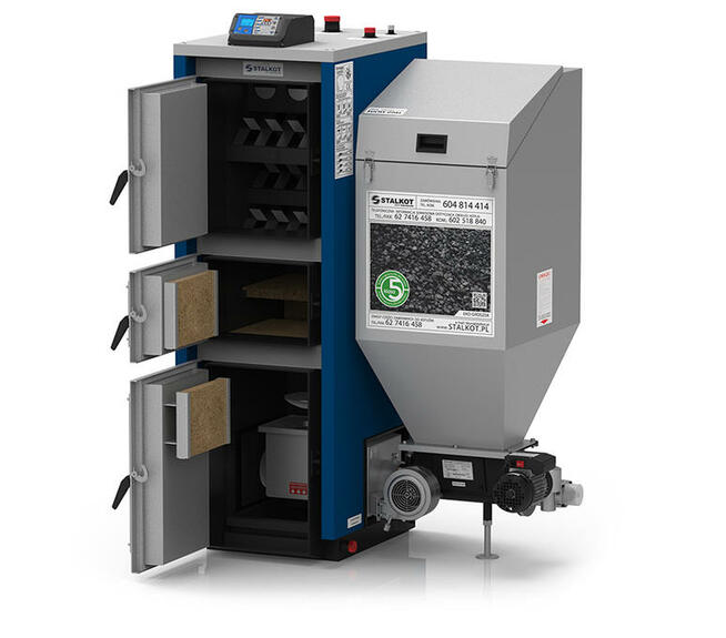 Kocioł Piec z podajnikiem KWPR LIDER 19 kW - 5 klasa