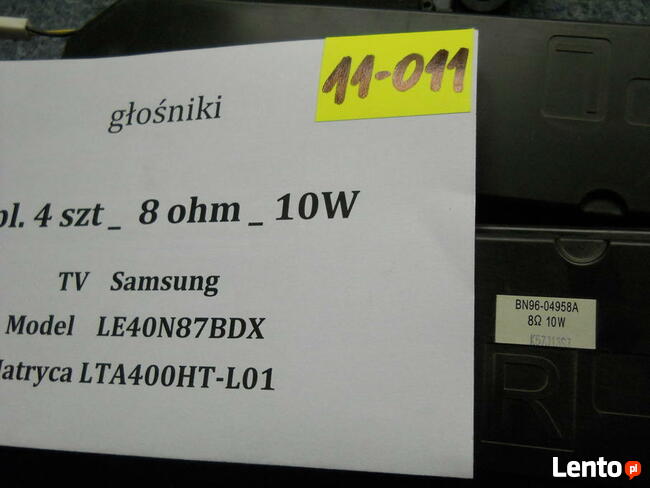 Głośniki KPL 4 szt z TV Samsung LE40N87BDX