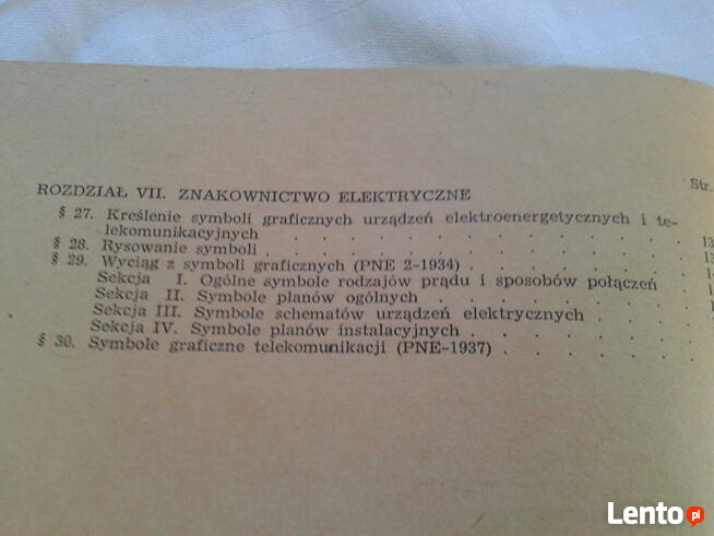 ,,Rysunek Zawodowy dla szkół elektrotechnicznych z 1952 r.