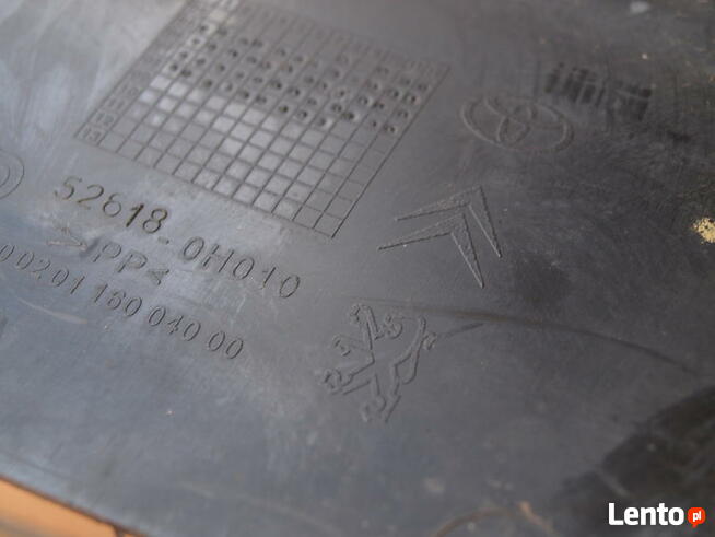 Citroen C1 Peugeot 107 osłona pod zderzak przód 2005 - 2014r