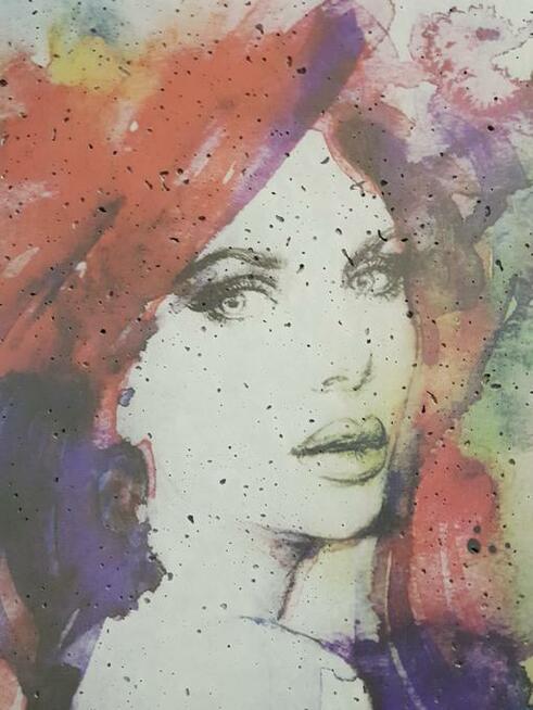 Beton architektoniczny -nadruki na betonie architektonicznym