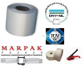 TAŚMA POLIESTROWA TKANA GW65 PES 19mm 500m 750 kg GW-65 PES