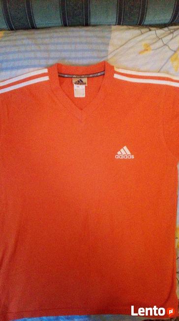 Zamienie koszulke ADIDAS roz. L pomaranczowa jak nowa