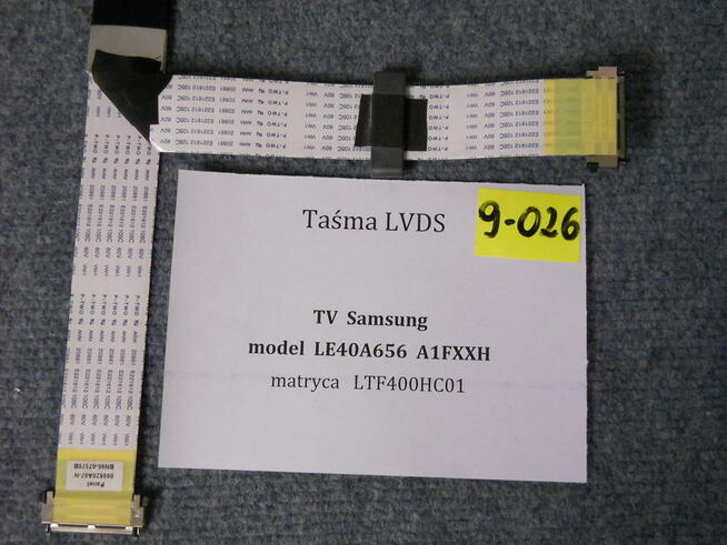 Taśma LVDS z TV Samsung LE40A656A1