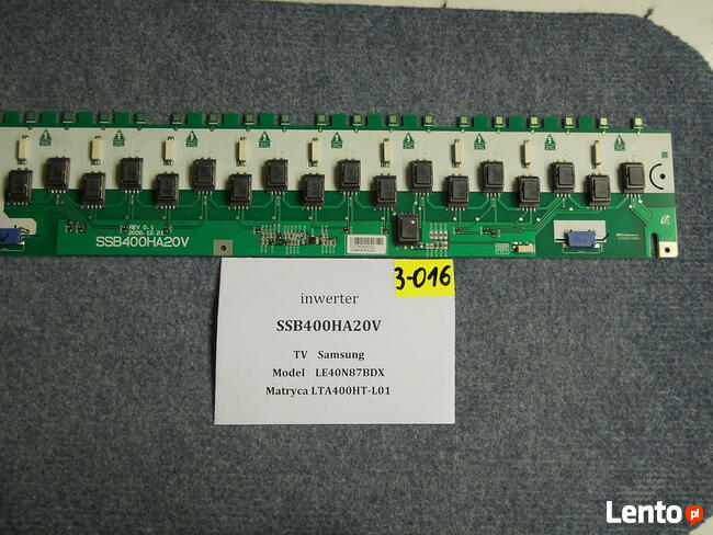 Inwerter SSB400HA20V z TV Samsung LE40N87BDX 3-016