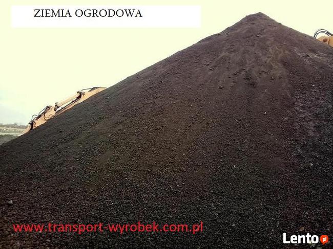 ZIEMIA OGRODOWA PRZESIEWANA czarna czarnoziem humus przywóz