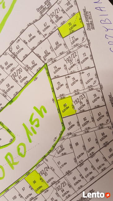 od 12000zl Dzialka Rekreacyjna Koskowice z własnym jeziorem