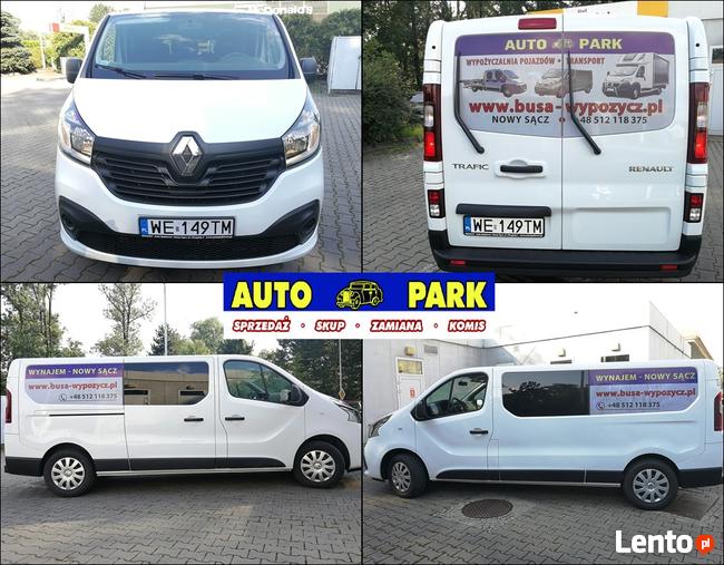 Renault Trafic LONG-9 OS-WYNAJEM WESELA WRAZ Z KIEROWCĄ!!