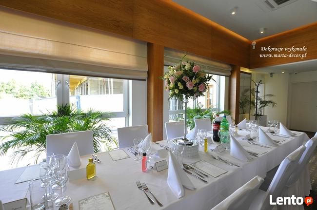 Dekoracja sali Gdańsk MARTADECOR