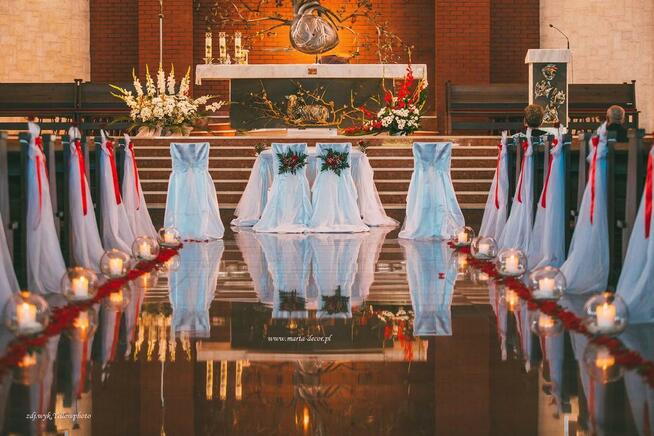 Dekoracja sali, kościoła pojazdu Gdańsk