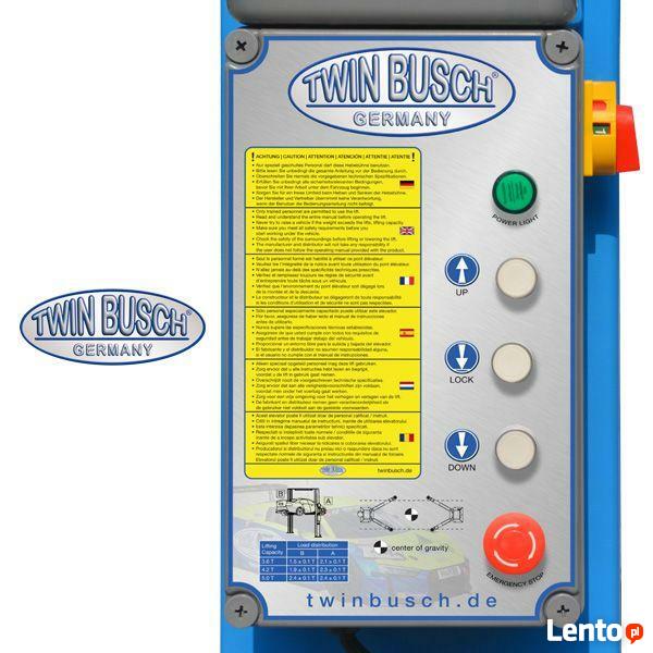 Podnośnik 2kolumnowy Samochodowy Twin Busch 4.200 kg 4.2T DE