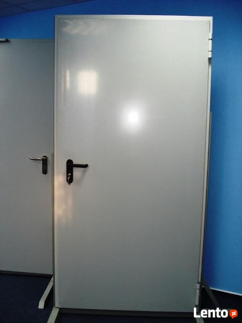 Drzwi Stalowe Techniczne Metalowe Malowane rozmiar 120 cm