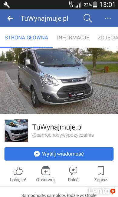 Wynajem samochodów Opole Wrocław Katowice