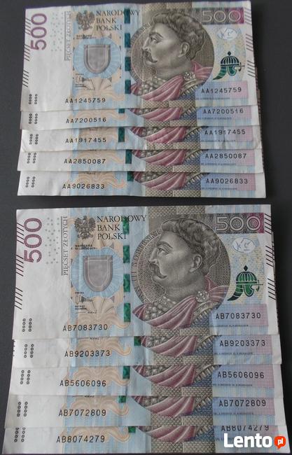 BANKNOTY z numerami np. 666 7777 8888 999 AA AB JP2 radar