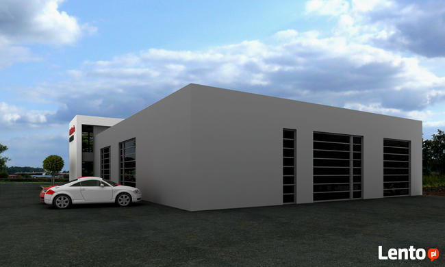 projekt warsztatu samochodowego PS-SS-H4