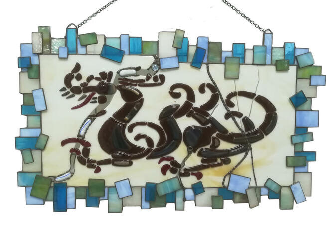 Pracownia witraży, witraże sakralne, witraże do nagrobka