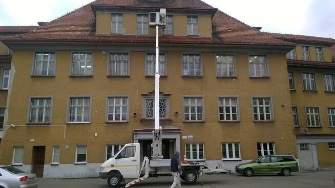 USŁUGI PODNOŚNIKAMI KOSZOWYMI 18 METRÓW TOM-TRANS RZEPIN