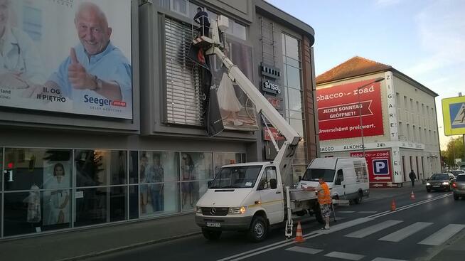 PODNOŚNIK KOSZOWY WYNAJEM 18 METRÓW TOM-TRANS RZEPIN