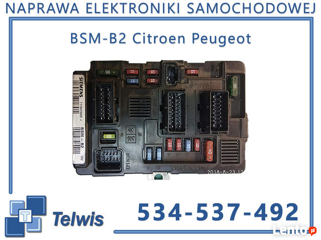 Naprawa modułów BSM Citroen, Peugeot