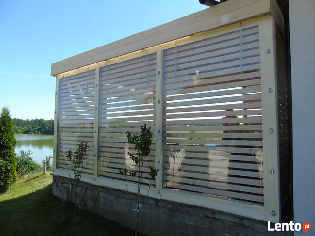 Olplan-Osłony na altany, zabudowy tarasów, plandeka PVC 680