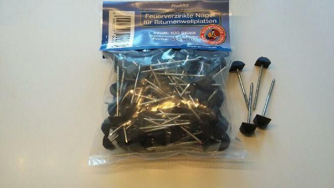 Gwożdzie do onduline, płyt dachowych bitumicznych.