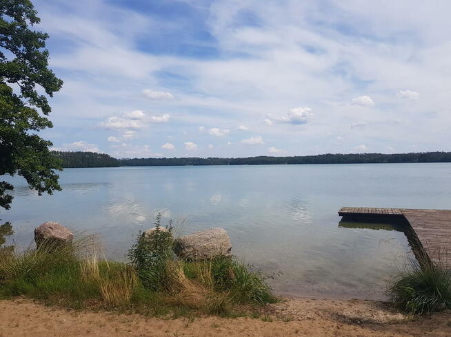 Apartament nad JezioremMausz, teren zamknięty, ŁódkaKajak