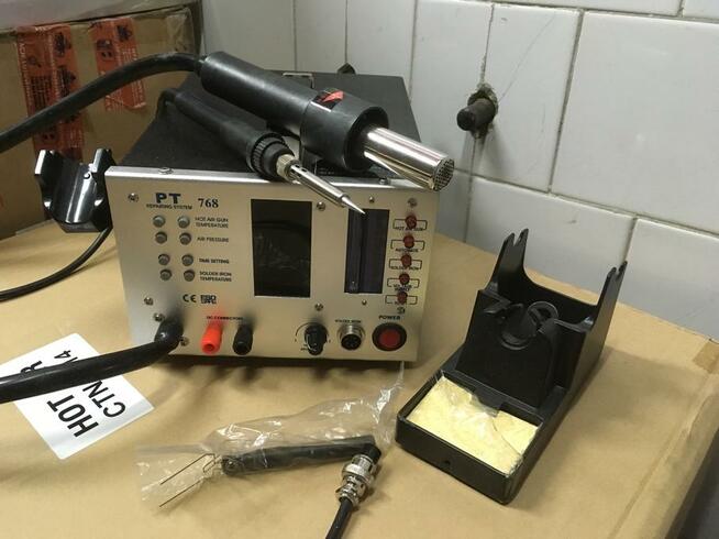 Stacja lutownicza hotair i kolbowa PT 968 LEŻAK MAGAZYNOWY