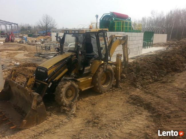 Usługi roboty ziemne koparko ładowarką lubań