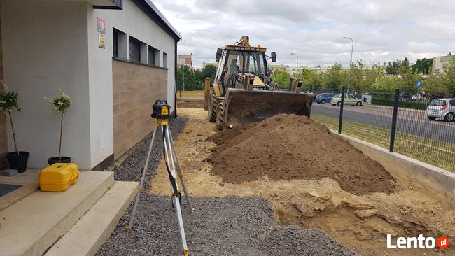 Usługi roboty ziemne koparko ładowarką lubań