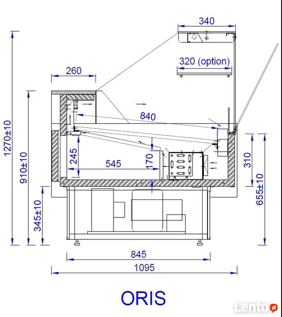 Lada Chłodnicza WITRYNA GRAVIS 196 cm DOSTĘPNA OD RĘKI