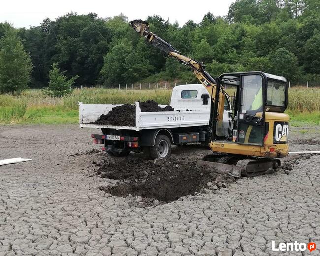 minikoparka koparka wywrotka drenaż niwelacja terenu wykopy