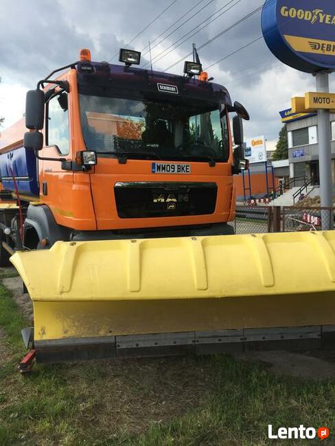 piaskarka MAN TGM 18.290 euro 5, 4x4 solarka schmidt