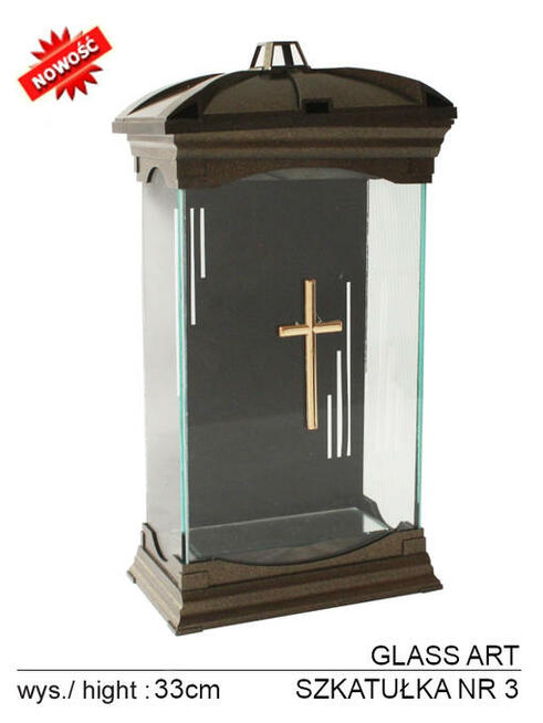 Znicze Witraże, gipsowe, szklane, wkłady Promyk - Ignis