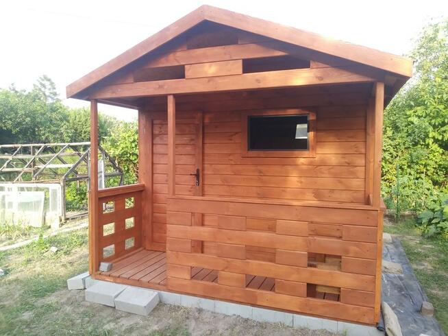 Domek ogrodowy , działkowy z tarasem 5 na 3 m