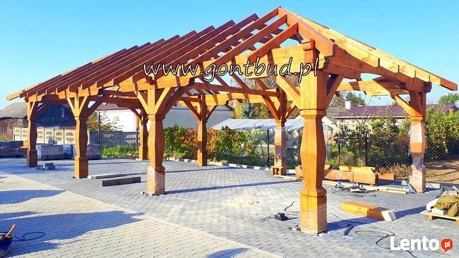 konstrukcja ciesielska - garaż / drewutnia /altana biesiadna
