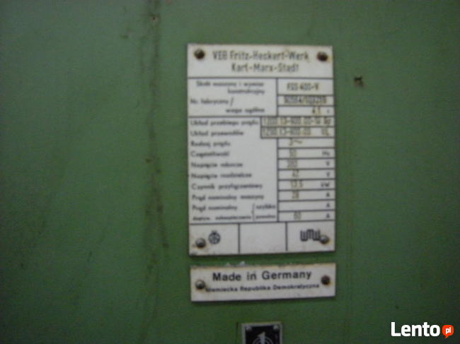 Frezarka pionowa FSS 400-V HECKERT