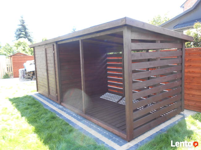 Drewutnia ze schowkiem 2 na 6 m