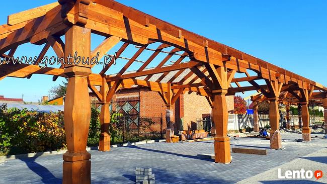 konstrukcja ciesielska - garaż / drewutnia /altana biesiadna