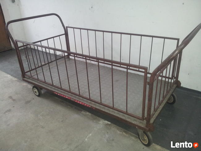 wózek magazynowy towarowy: 100 cm x 200 cm x 60cm wysokość