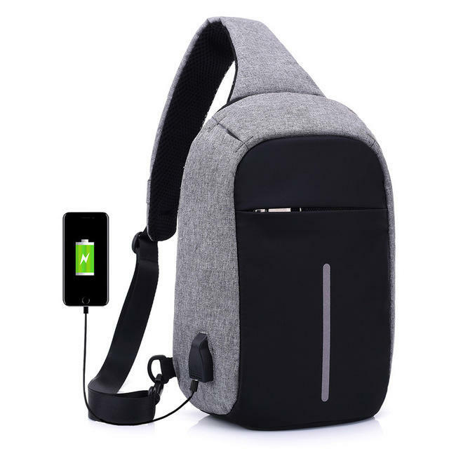 Plecak na ramię/torba/nerka - ładowarka USB