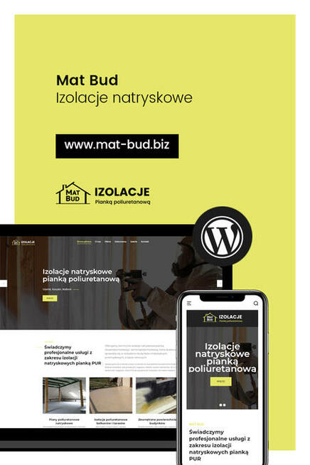 Strona internetowa WordPress