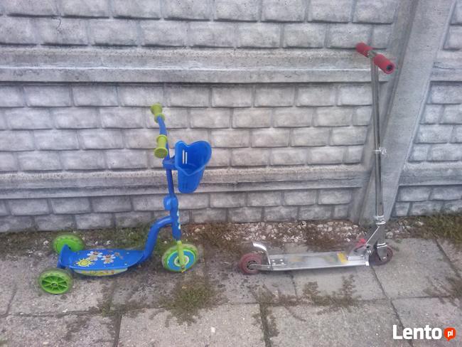 Hulajnoga aluminiowa składana, 30 zł.